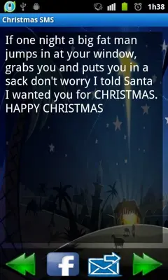 Christmas SMS android App screenshot 2